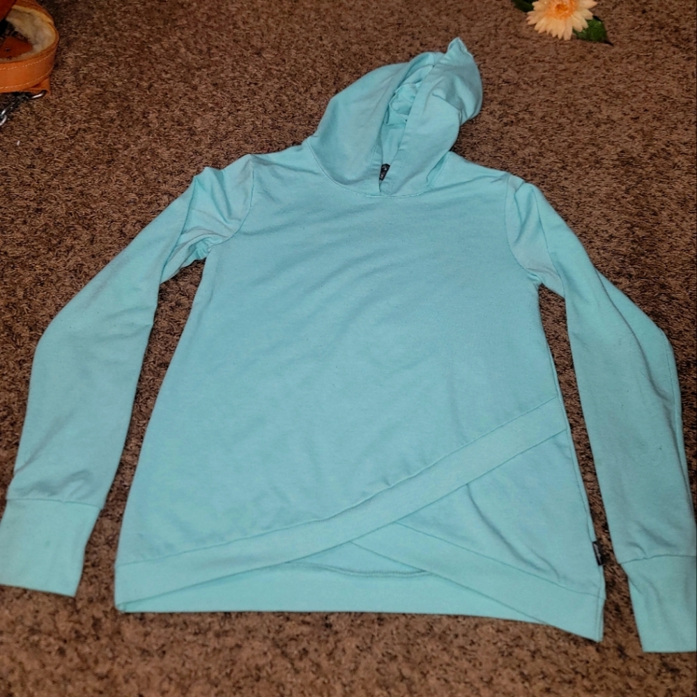 Eddie Bauer hoodie color green Aqua good condition